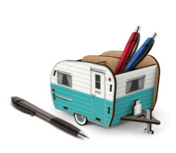 Happy Camper Pencil Holder