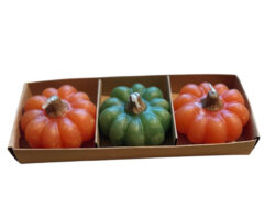 Heirloom Pumpkin Candles Set Of 3