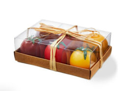 Heirloom Tomato Candles, Set Of 6