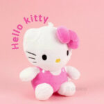 Hello Kitty Backpack Plush With Carabiner