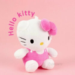 Hello Kitty Backpack Plush With Carabiner