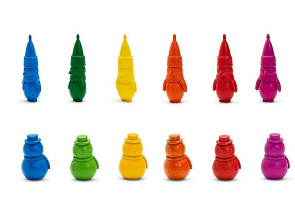 Holiday Crayons In Paint Jar 1