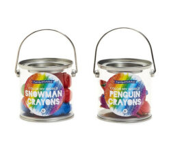 Holiday Crayons In Paint Jar