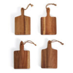 Individual Mini Charcuterie Boards, Set Of 4 2