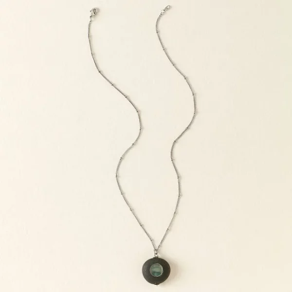 Inner Peace River Stone Necklace 1