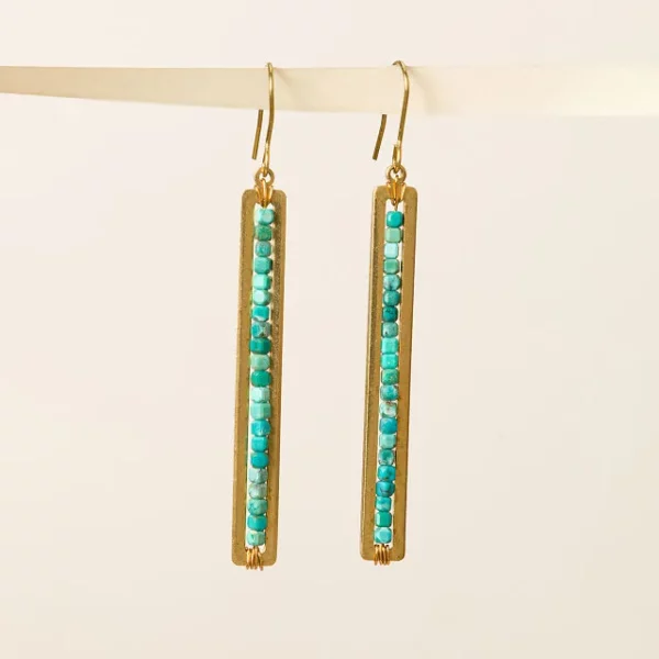 Inner Strength Turquoise Earrings 2