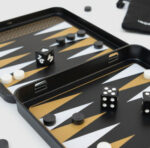 Iron & Glory Game On Travel Backgammon Tin 2