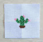Kawaii Cactus Cross Stitch Matchbox 2