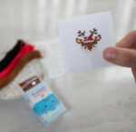 Kawaii Christmas Deer Cross Stitch Matchbox