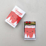 Kawaii Christmas Star Mini Cross Stitch Matchbox 2