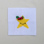Kawaii Christmas Star Mini Cross Stitch Matchbox 3