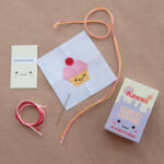Kawaii Cupcake Mini Cross Stitch Matchbox