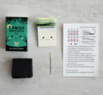 Kawaii Halloween Bat Cross Stitch Matchbox 1