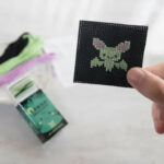 Kawaii Halloween Bat Cross Stitch Matchbox