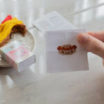 Kawaii Hot Dog Mini Cross Stitch Matchbox