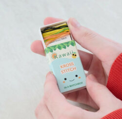 Kawaii Pineapple Cross Stitch Matchbox