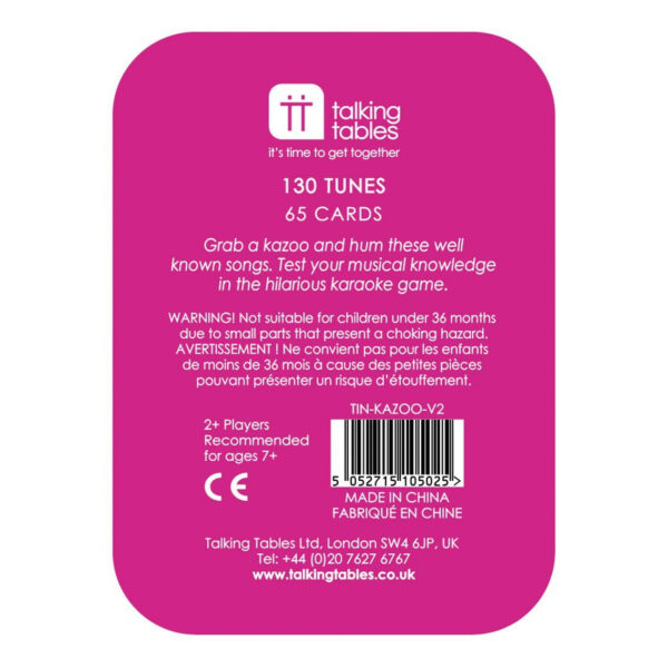 Kazoo Karaoke In A Tin 2