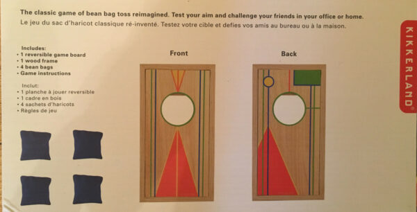 Kikkerland Desktop Bag Toss Game 1