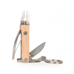 Kikkerland Mini Wood Keychain Pliers
