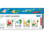 Koi Morph Shot Glasses, Set Of 4