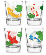 Koi Morph Shot Glasses, Set Of 4 3