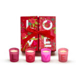 Love Scented Votive Candles, Set Of 4