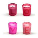 Love Scented Votive Candles, Set Of 4 4