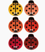 Ladybug Pinch Bowls, Set Of 6