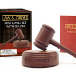 Law & Order Mini Gavel Set With Sound