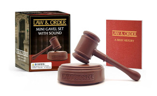 Law & Order Mini Gavel Set With Sound