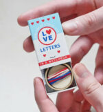 Love Letters Mini Hoop Cross Stitch Matchbox 1