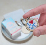 Love Letters Mini Hoop Cross Stitch Matchbox