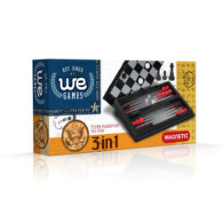 Magnetic 3-in-1 Travel Combination Game Set