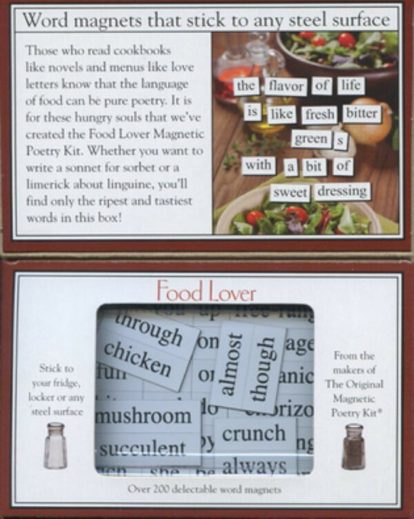 Magnetic Art Word Magnets - Food Lover 1