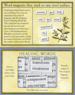 Magnetic Art Word Magnets - Healing Words 1