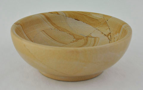 Marble Bowl - Teak Stone