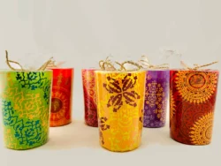 Maroma Green Light Glass Candle