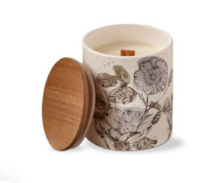 Meadow Flowers Ceramic Soy Candle