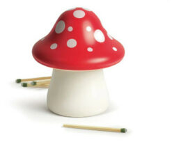 Merry Mushroom Match Holder