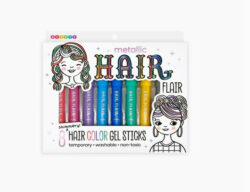 Metallic Hair Color Gel Sticks, Set Of 8
