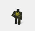 Micro Cubebot - Black With Yellow Dot