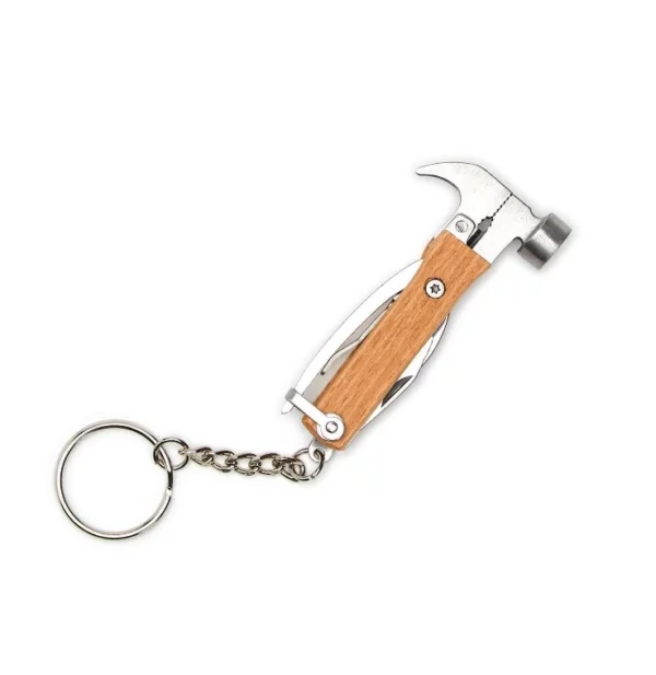 Mini 7-in-1 Multi-tool Hammer Keyring With Giftbox 2