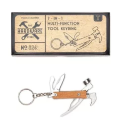 Mini 7-in-1 Multi-tool Hammer Keyring With Giftbox