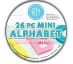 Mini Alphabet Cookie Cutters, 26 Pc Set 2