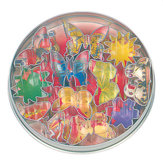 Mini Butterfly & Flower Cookie Cutters, Set Of 11 Mini Butterfly & Flower Cookie Cutters, Set Of 11