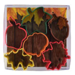 Mini Cookie Cutter Set, 6 Piece - Autumn Leaf 1