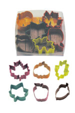 Mini Cookie Cutter Set, 6 Piece - Autumn Leaf 2