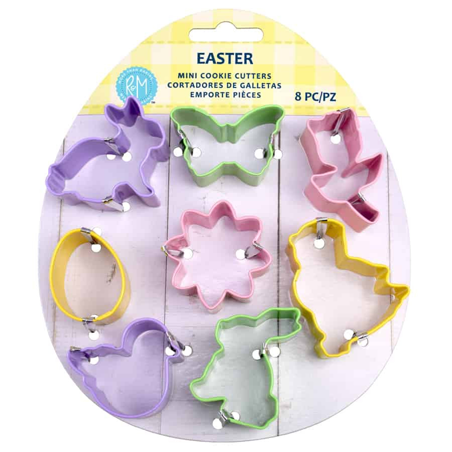 Mini Cookie Cutter Set, 8 Piece - Easter Mini Cookie Cutter Set, 8 Piece - Easter