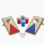 Mini Cornhole Pong Set