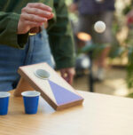 Mini Cornhole Pong Set 3